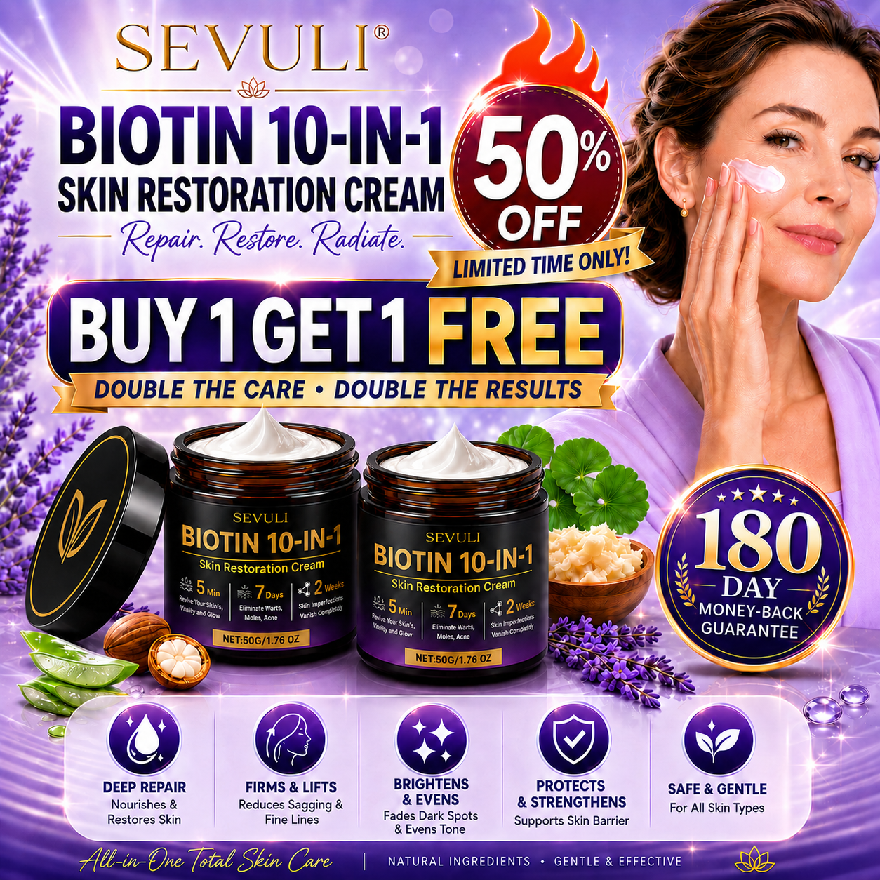 Biotin 10-in-1 Skin Restoration Cream