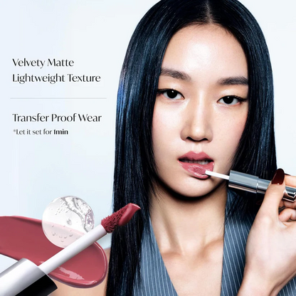 Perfect Twin Lip - Dual-Ended Matte Liquid Lipstick & Clear Gloss