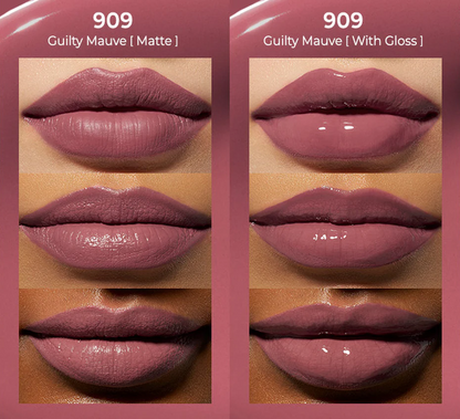 Perfect Twin Lip - Dual-Ended Matte Liquid Lipstick & Clear Gloss