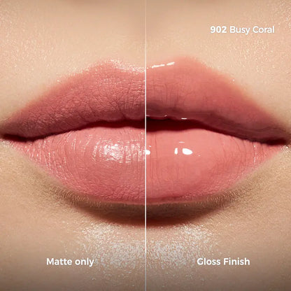 Perfect Twin Lip - Dual-Ended Matte Liquid Lipstick & Clear Gloss
